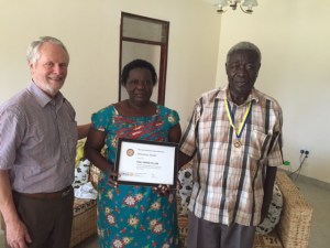 Jim with Sebastian and his wife Margaret